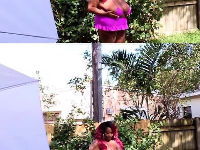 Behind The Scenes Ebony Plumper