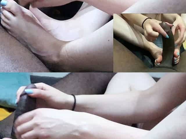 Bukkake fetish hoe fucks fetish cock pov hardcore action