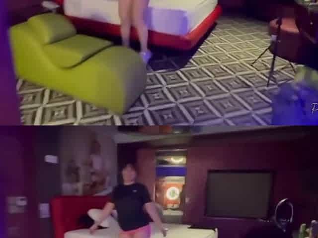 Oh neighbour, let's watch if I get preggy. Accidental creampie!