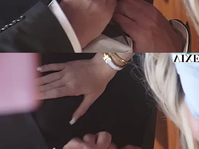 Seductive Blonde Allie Fucked By Her Boss