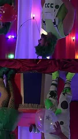 Horny Clowns Balloon Fetish Play