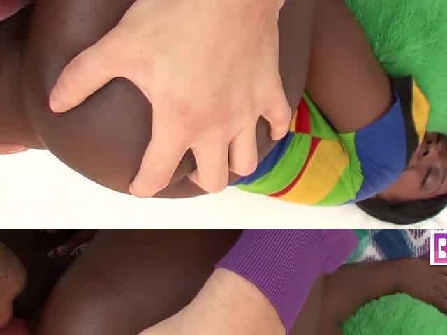 Large Booty Bang For Janea Jolie And Coffee Brown