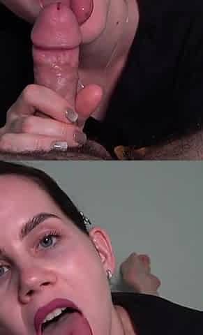 Anna Gives a Hot Blowjob and Sucks Various Objects