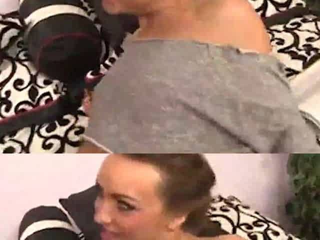 Blonde Lesbian MILF Scissor Fucks Tight Pussy Teen
