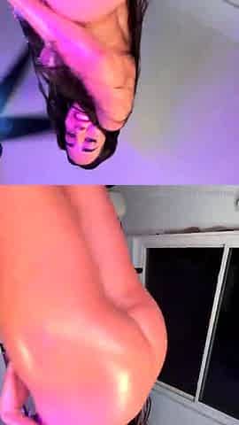 Izzy Green Oiled Up Squirting Masturbation With Butt Plug