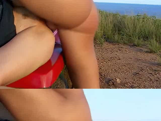 Blonde Gets Fucked On Jeep Outdoors In Nature!