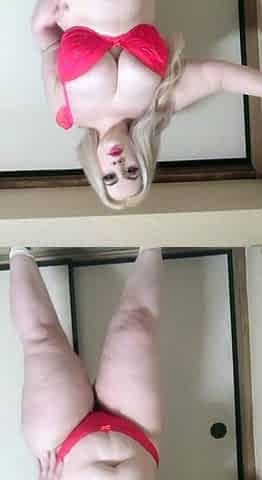 Big Boobed Blonde Masturbates With A Dildo In The Bathroom