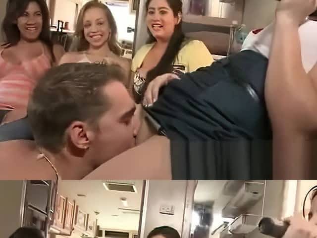 Cfnm show narrator gets her pussy pampered with tongue