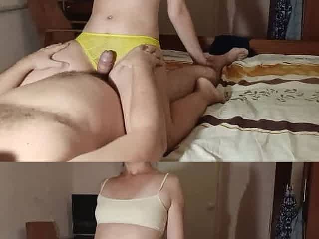 fuck and creampie in panties