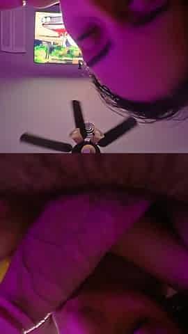 Teen 18+ Latina Chokes On Fat Cock