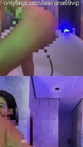 Sexy Striptease Shower With LaSirena69