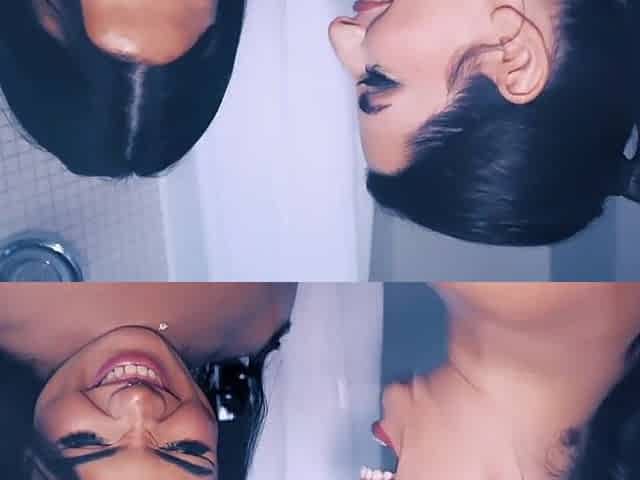 Hawt Lesbian babes Get Oily in the Shower Then Tongue-Screw Every Other