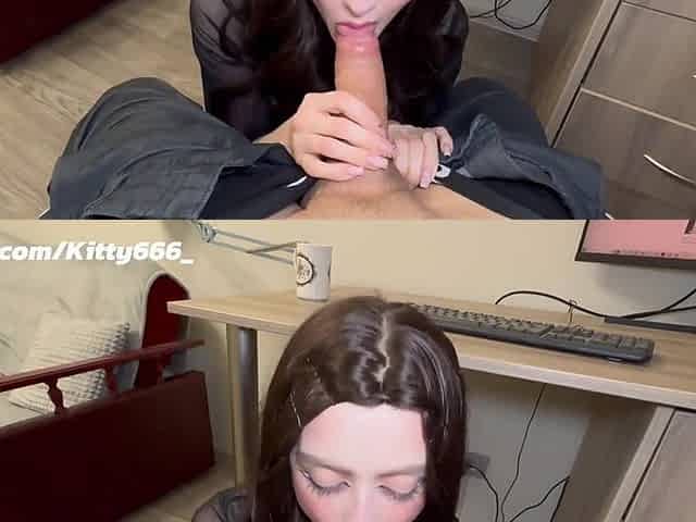 Yammy girl with round ass POV sex