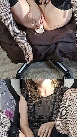Sexy mother i'd like to fuck plays with sex toy