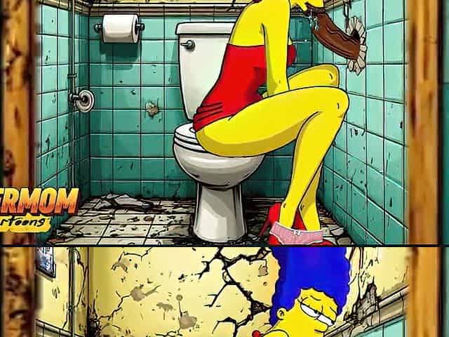 Top-10 Cheating Marge Simpson. Most good Toon Compilation. Porn Parody Animation