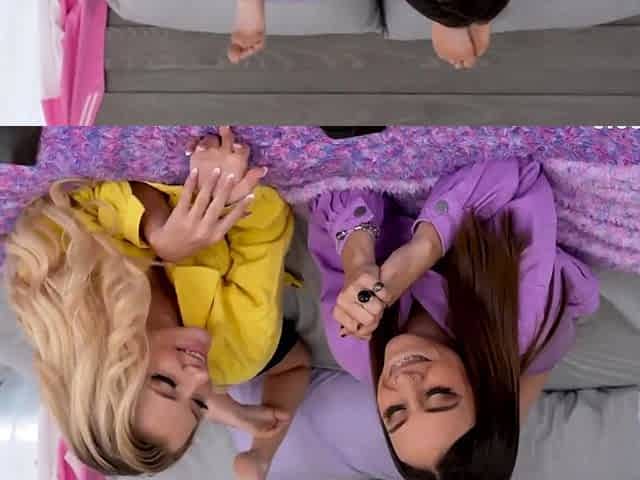 Blonde Teen Riley Star Trades Favors in Hardcore Action