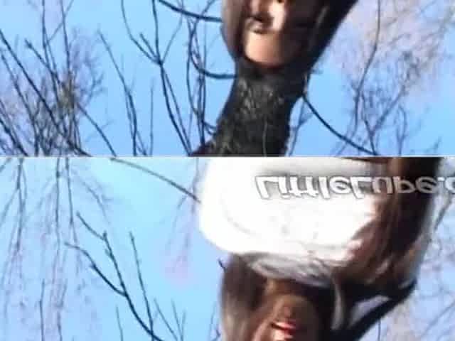Self sweet small latin babe teen lupe masturbates in public