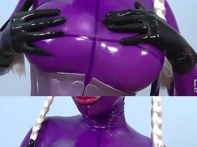 She Looms In Latex - Latex Lucy And Lucy Latex