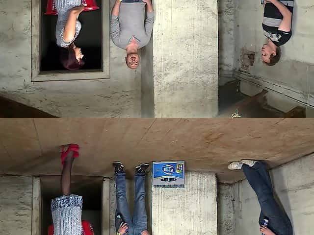 Hardcore Dreier im Keller