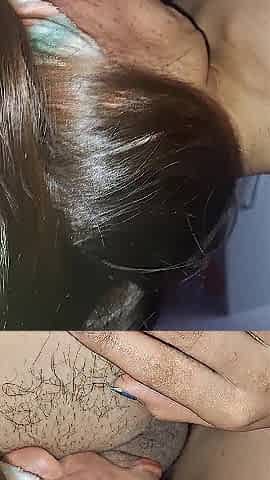My Blindfolded Girlfriend likes sucking me in her costume