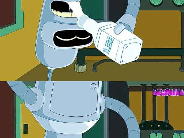 Bender screws Leela very hard and puts her inside him ( Futurama ) toon porn