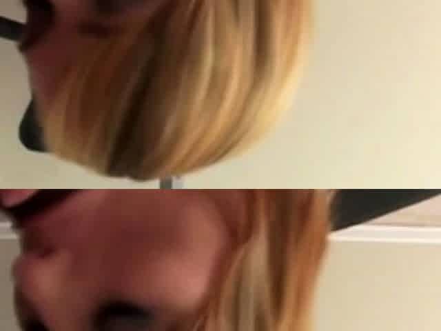 Blonde Housewife Gets Stretched