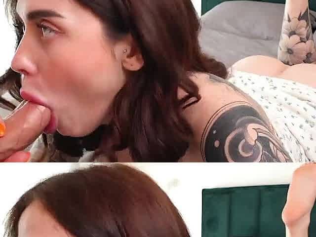 Large lips oral pleasure and pink snatch creampie