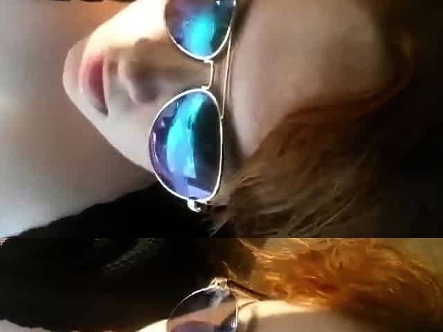 Big Tits Amateur Masturbates with Toy in Car