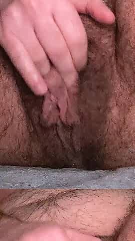 FTM Plays and Jerks Off His Tdick Until That guy Cums Hard