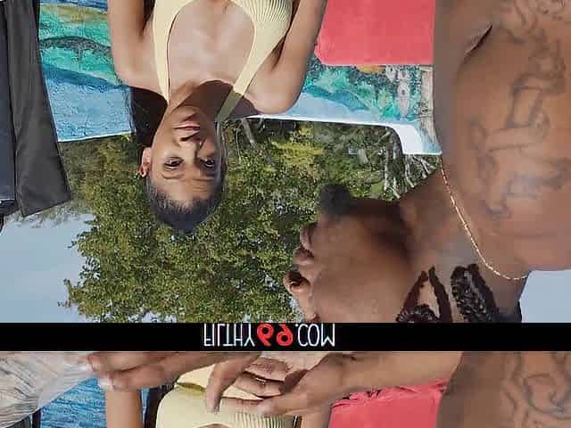 Hawt black stepsis banged by her stepbro's BBC