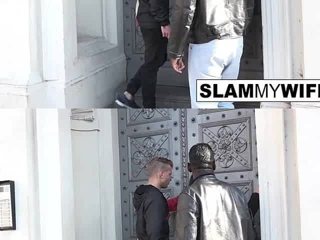 Cuckold watches his woman take BBC anally
