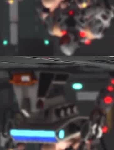 Sci-fi male sex cyborg plays with a sexy young hottie in restraints in the lab