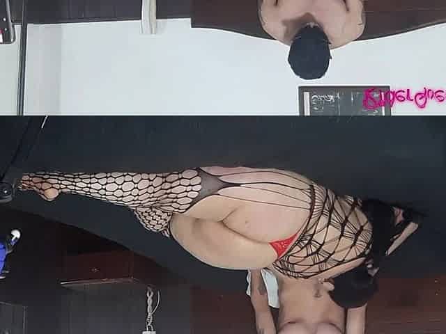 BBW Wife Recorded by Husband Having Sex with Another, Fans in Slow Motion