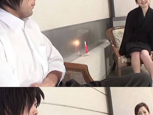Japanese hottie Mika eagerly goes down on her lucky partner