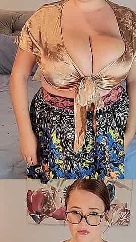 Stepson Uses Controller on His Busty Prude Stepmom