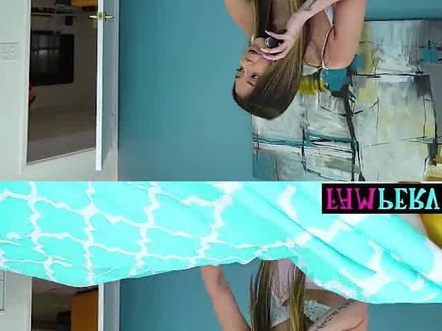 Tiny titted latin sweetheart chastise screwed by stepdadda