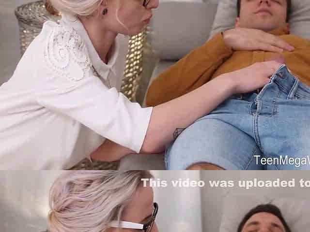 Hanna Rey In Lad Covers Blonde With Sperm 7 Min