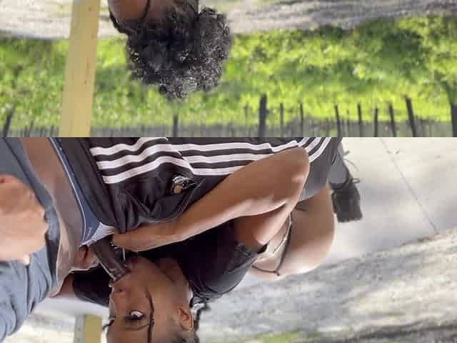 BLACK THOT SUCKS AND RIDES WEENIE IN PUBLIC PARK