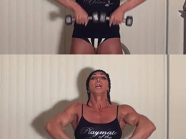 Shoulders Home Workout by Latia Del Riviero IFBB Pro Bodybuilder and Fitness Athlete
