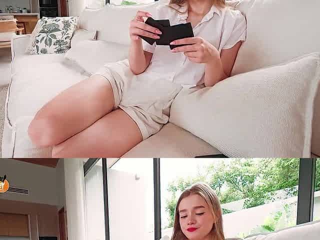 Blond Stepsister Loses Vagina in Card Game