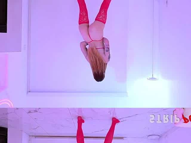 StripPOV: Raver Hotty Alex Kane Seduces Large Wang with her Throat and Booty