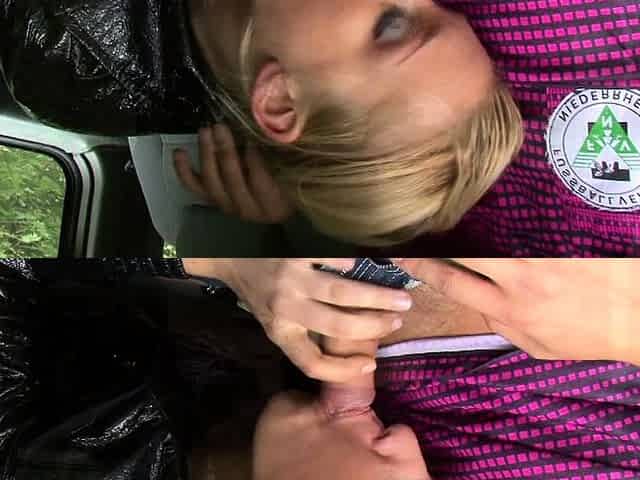 Blonde teen blowjob and fuck