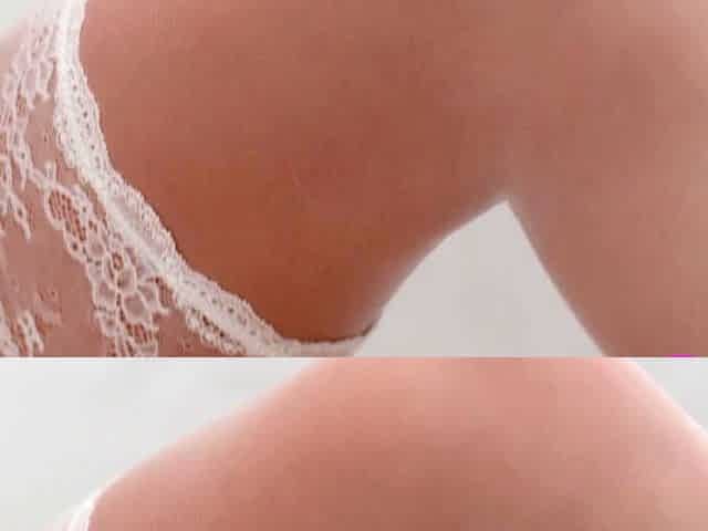 Small tits MILF posing in sexy lingerie