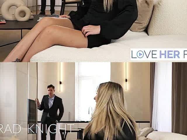 Blond Hottie Micky Muffin Banged After Feet Worshipping