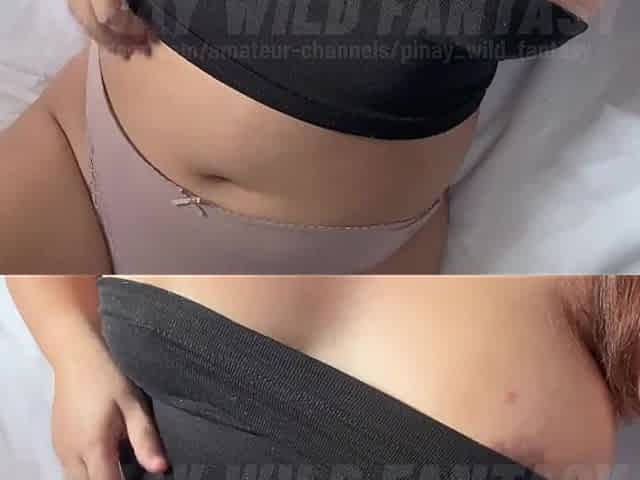 Asian Filipina MILF Aunty Teasing and Showing Her Big Natural Boobs - Pinay Viral XXX Porn
