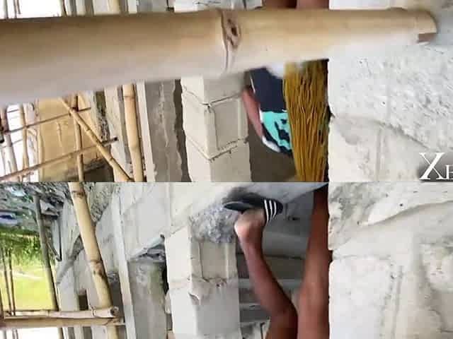 Ebony Hunk Banging me in an uncompleted building