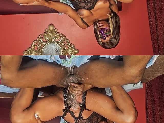 Anonymous Masked Whore Creampie? BBC Destroyed Wet Pussy Doggy