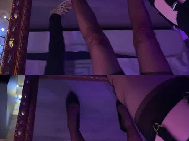 #20 (full) the Perfect Nylon Queen Gives a Blowjob and Fucks
