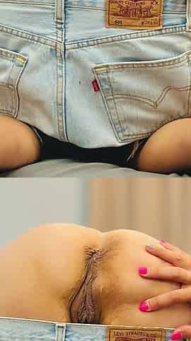 I Masturbate with My Feet and Expose My Pussy Full of Sperm. Photo Slideshow.