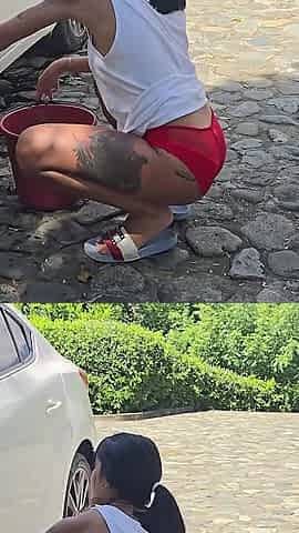 Sex in a Car Wash - Max Betancur and Athenea Rosse